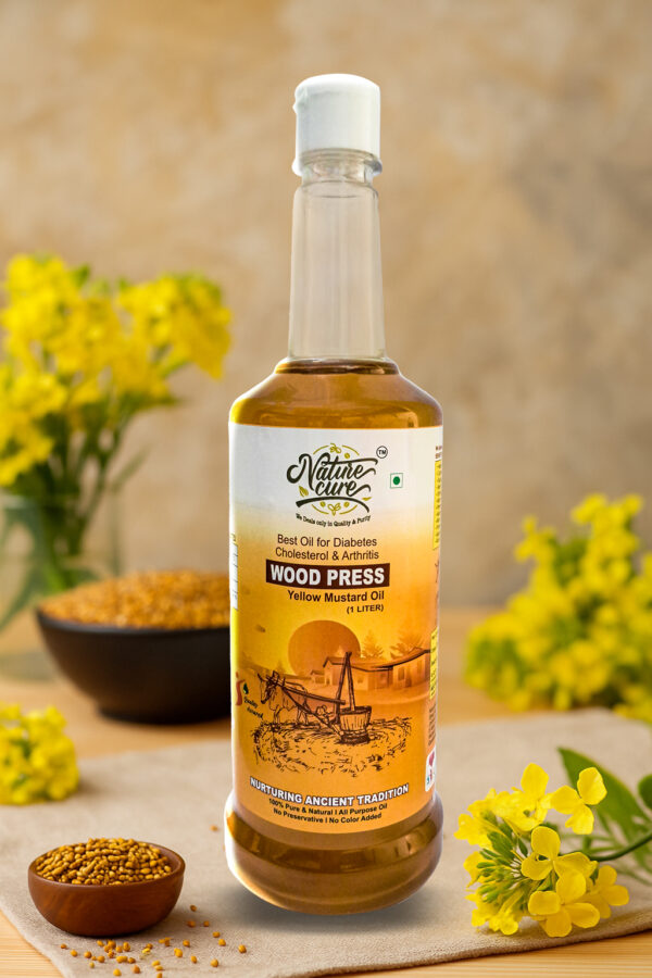 Cold-Pressed Yellow Mustard Oil (Wood Pressed) 04