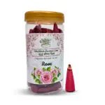 Naturecure Shubham Rose Dhoop Cones 100g natural incense for pooja, meditation, yoga, relaxation and home fragrance