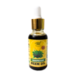 Naturecure wood pressed neem oil 30ml glass dropper bottle for skin hair and plant care